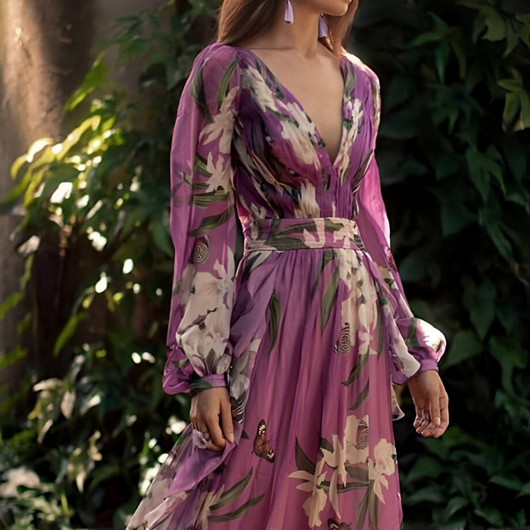 Theia - Luftiges Blumenkleid für warme Temperaturen