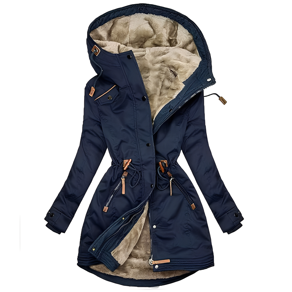 Lavena - Elegante und warme Kapuzenjacke