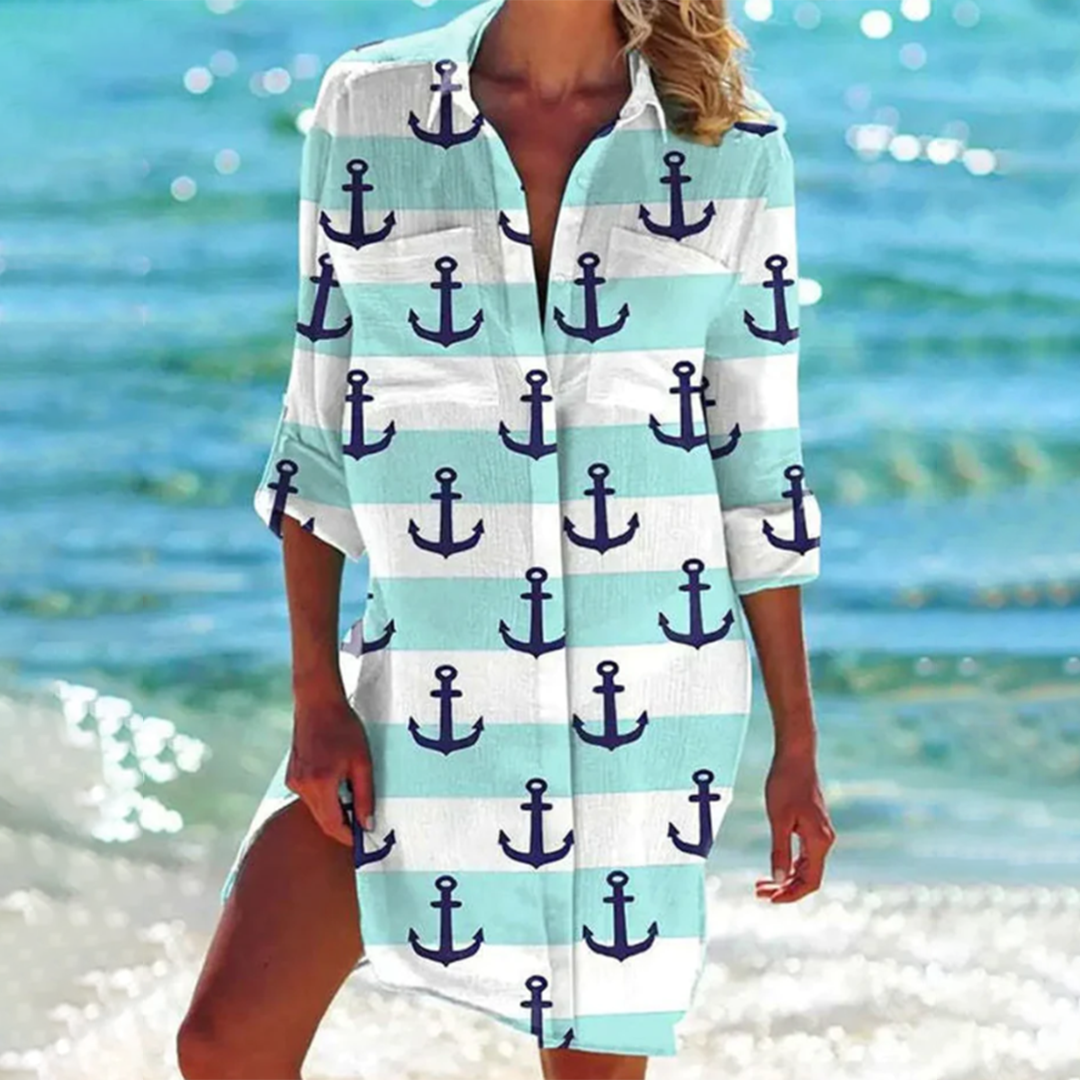 Valencia - Strandkleid mit Batikmuster