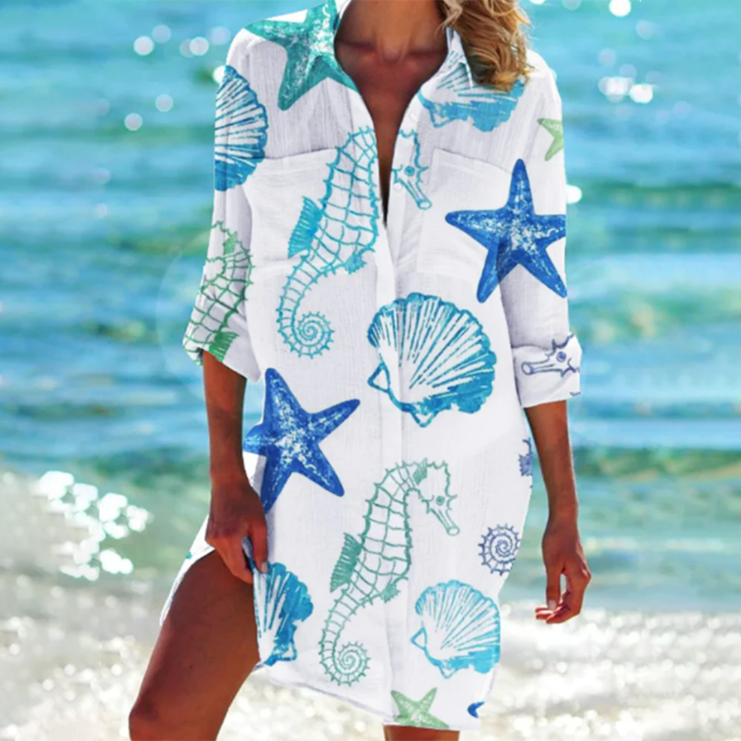 Valencia - Strandkleid mit Batikmuster