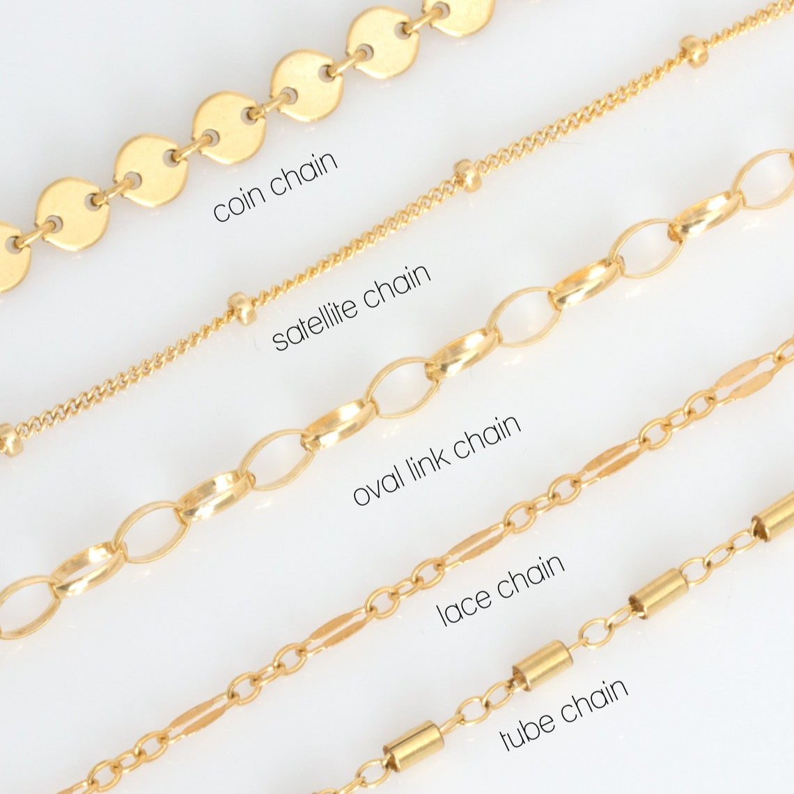 Ketten-Disk-Armband - Schichtarmbandset