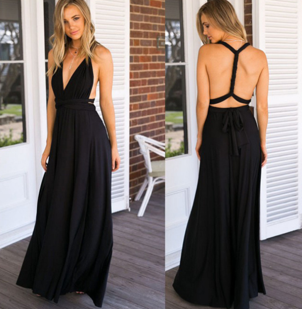 Sarah - Elegantes Damen Maxikleid