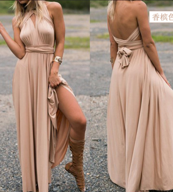 Sarah - Elegantes Damen Maxikleid