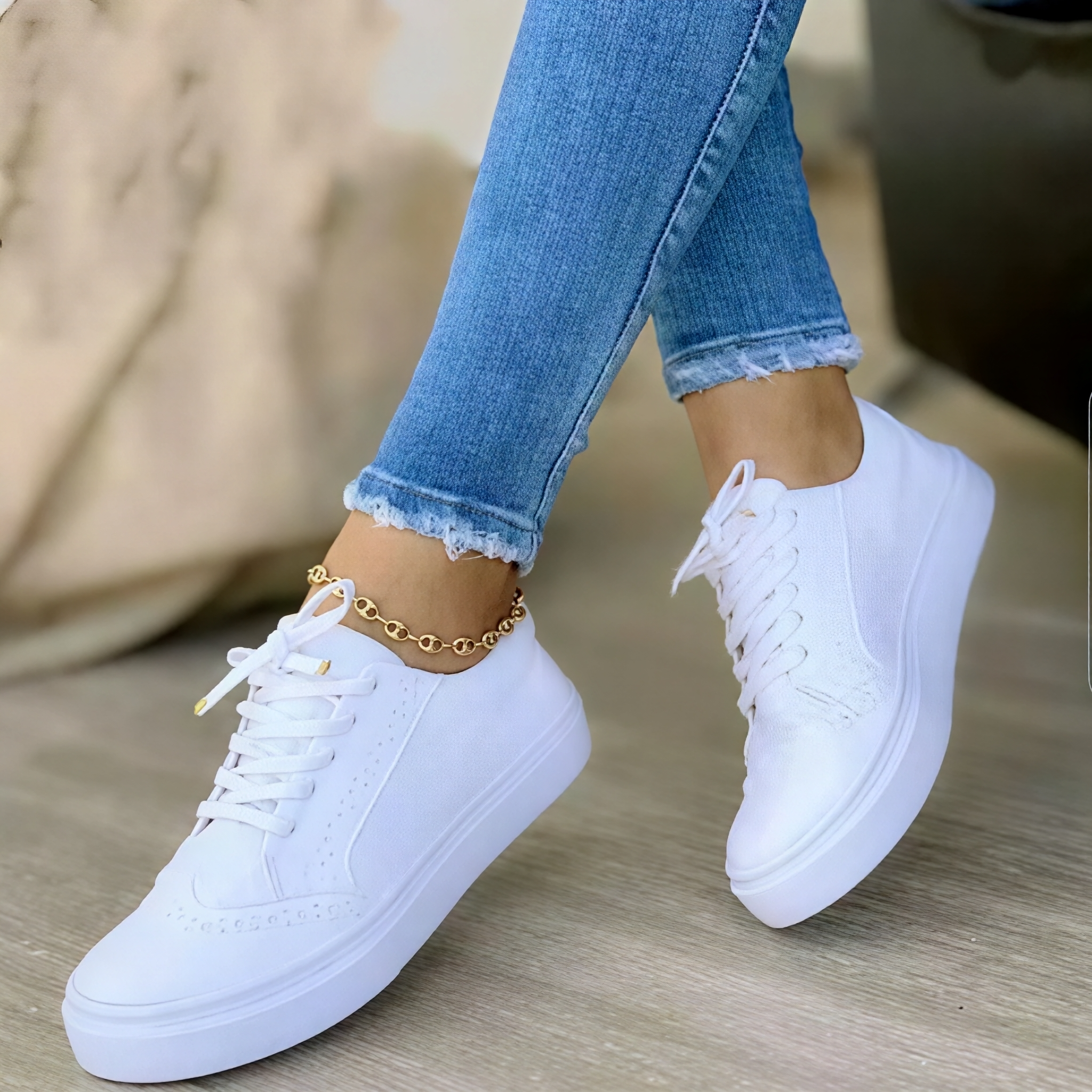 Eve - Damen Sneaker mit Schnürung