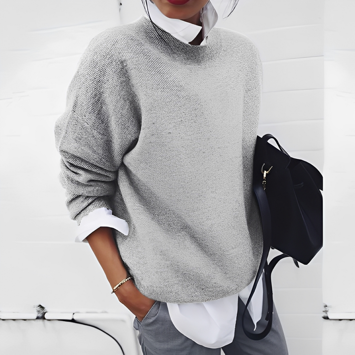 Gabriella - Damenpullover mit legerem Schnitt