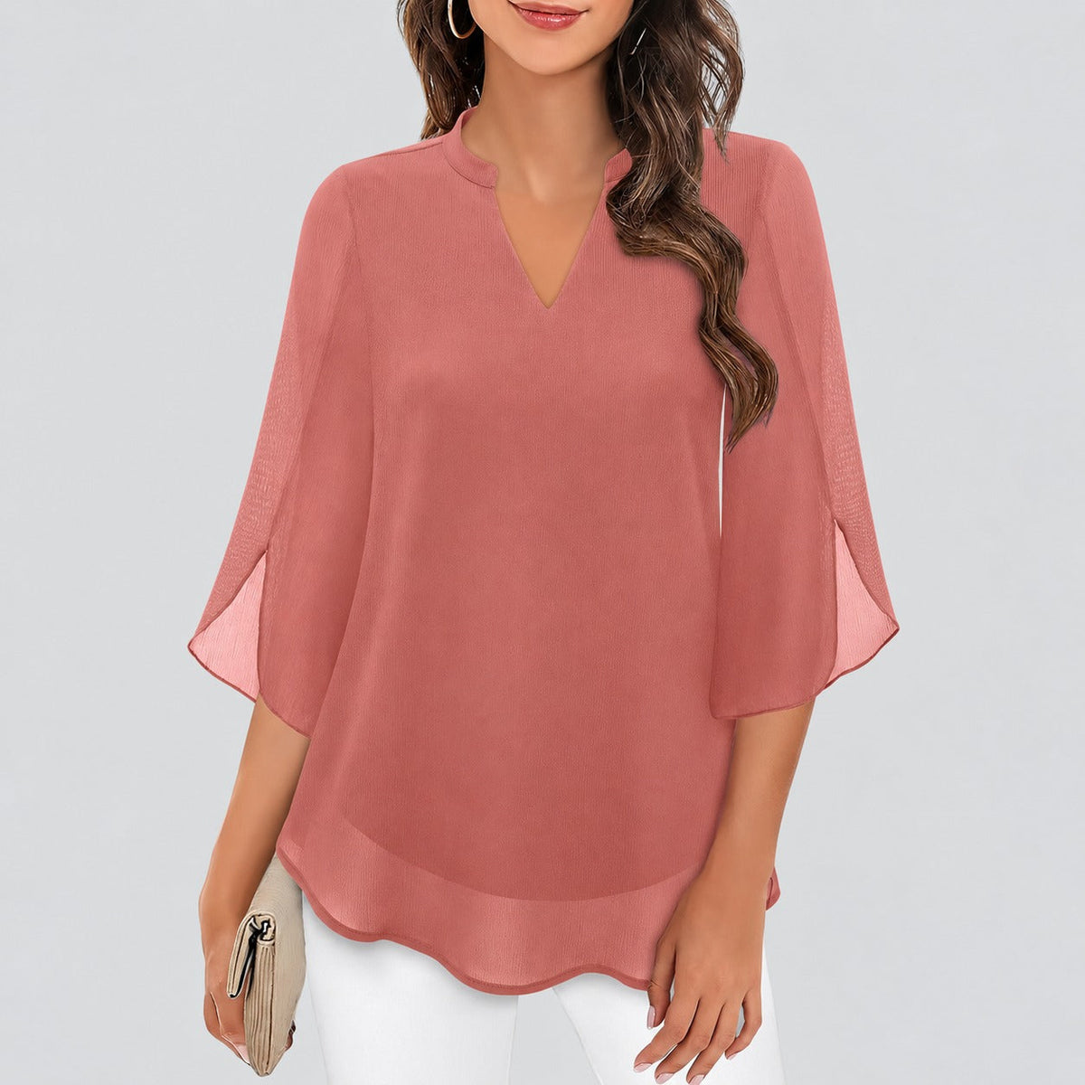 Ella - Leichte Bluse mit speziellen Ärmeldetails
