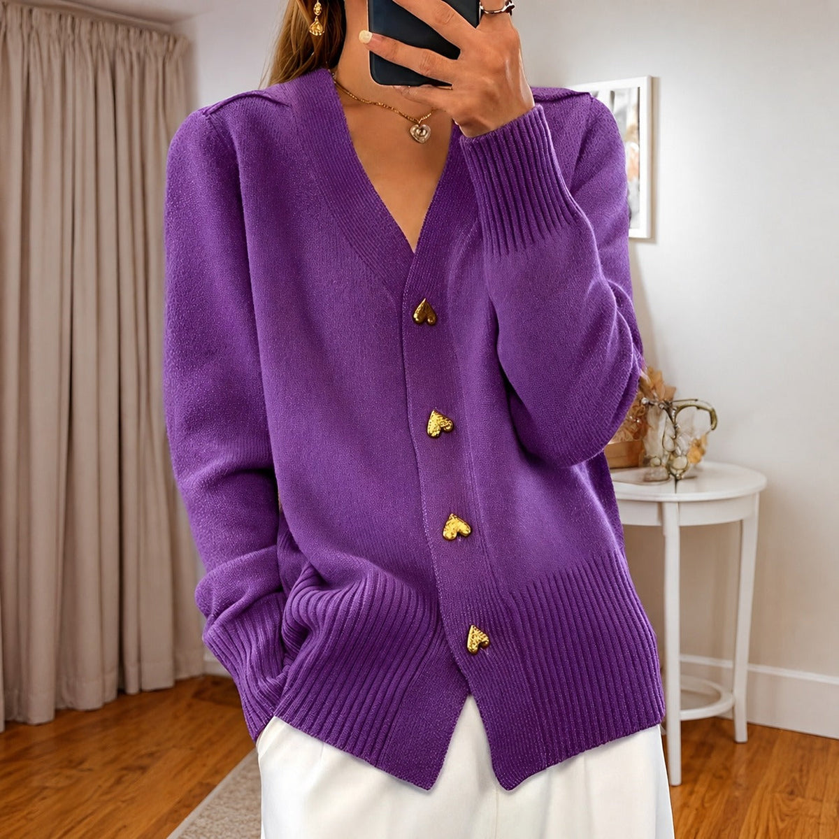 Annalee - Stylische Damenjacke mit Love-Button