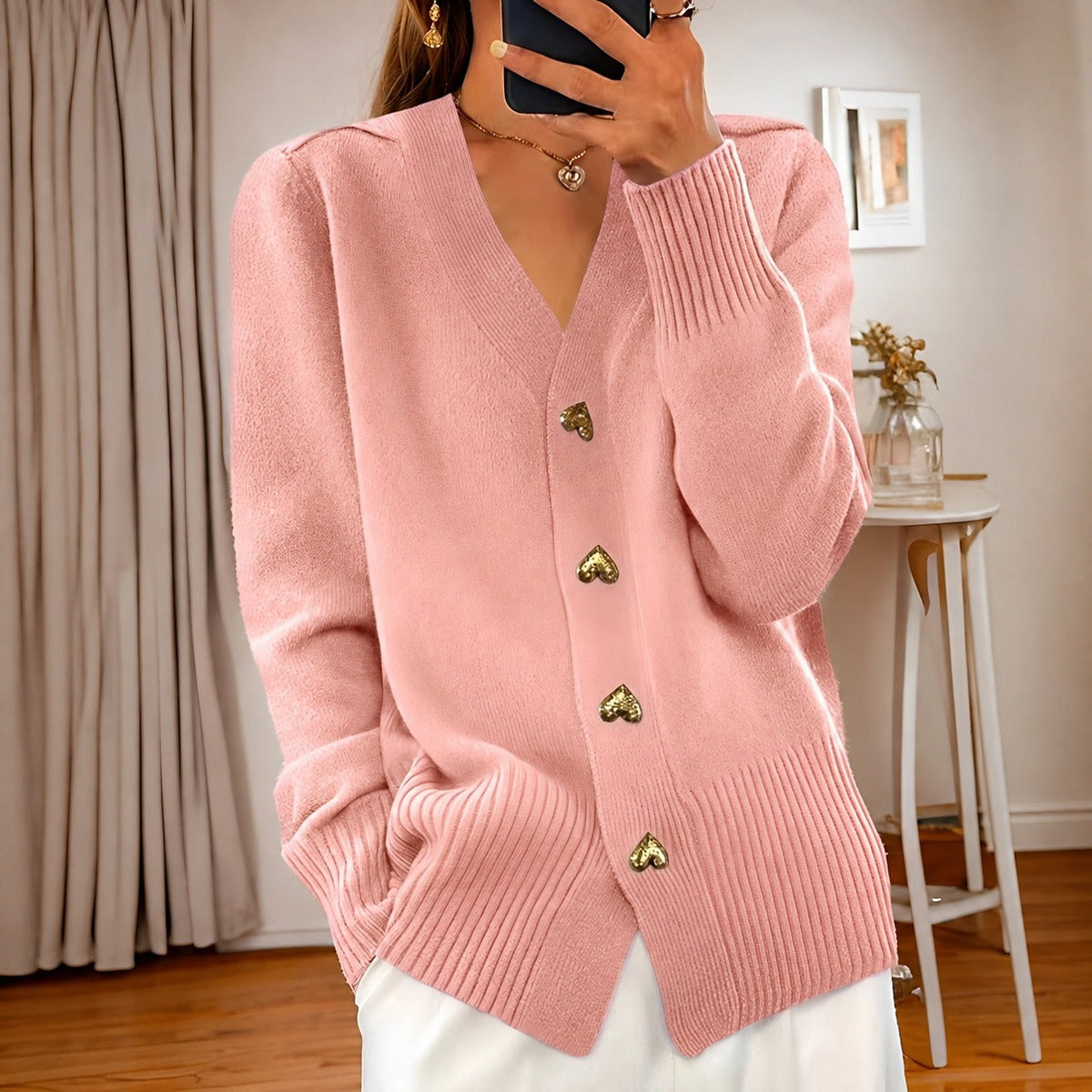 Annalee - Stylische Damenjacke mit Love-Button