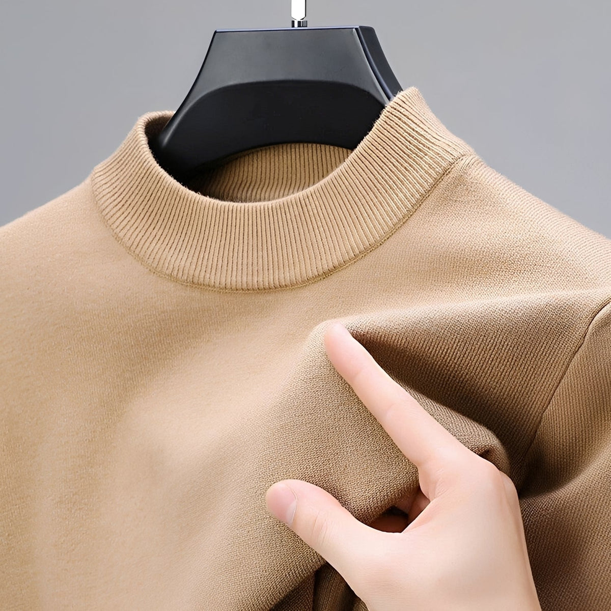 Giorgio - Bequemer Herrenpullover mit variabel einstellbarem Saum