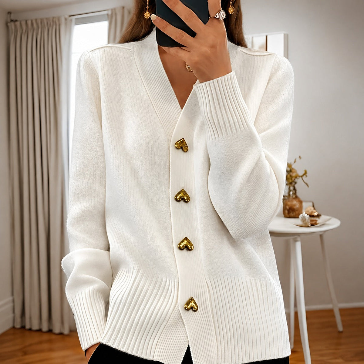 Annalee - Stylische Damenjacke mit Love-Button