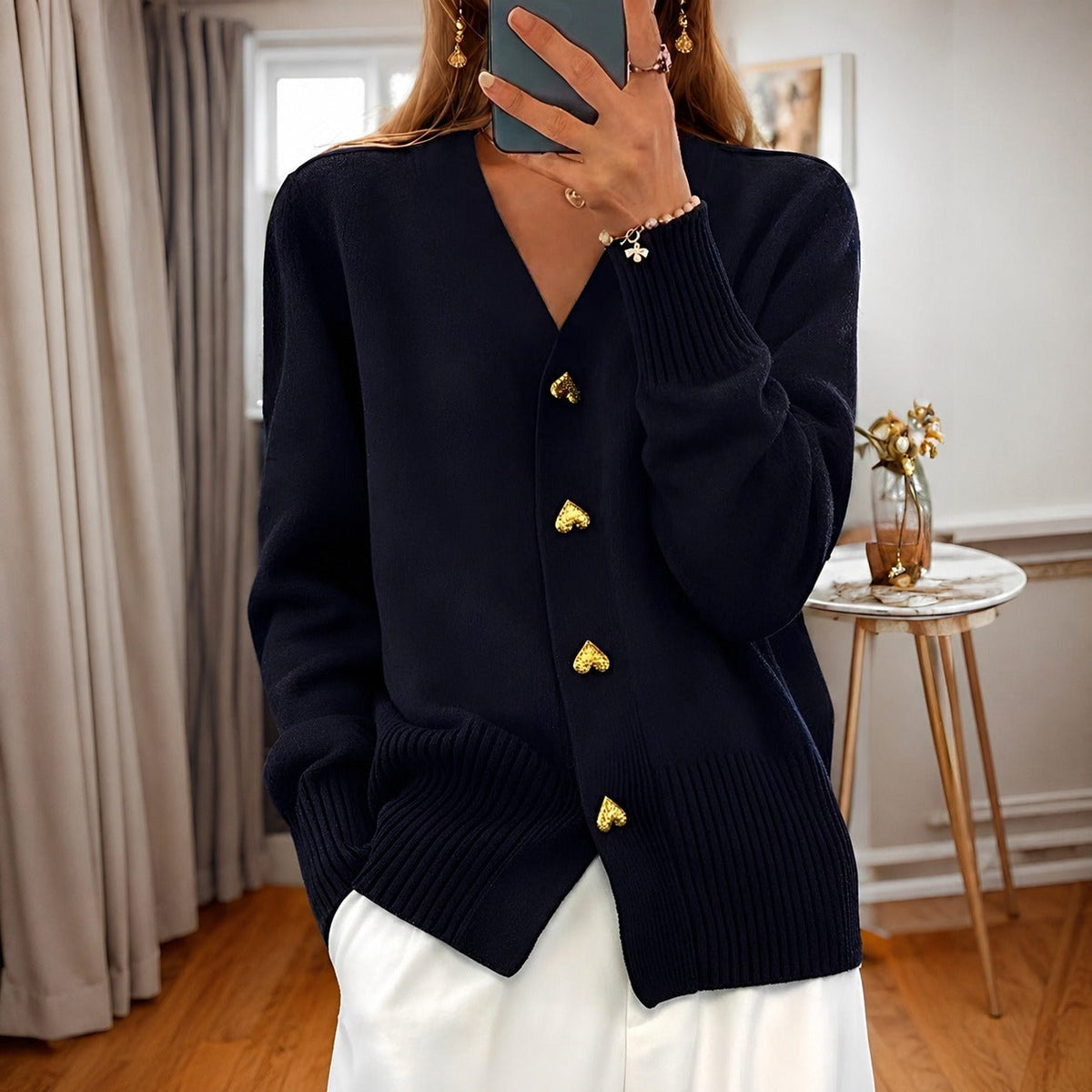 Annalee - Stylische Damenjacke mit Love-Button