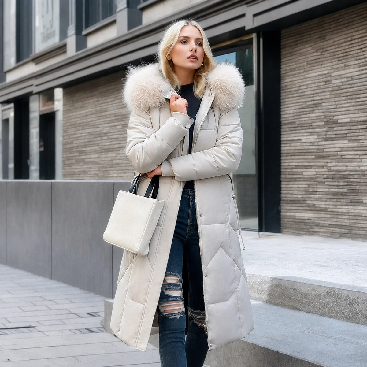 Fara - Damenmantel mit italienischem Stil