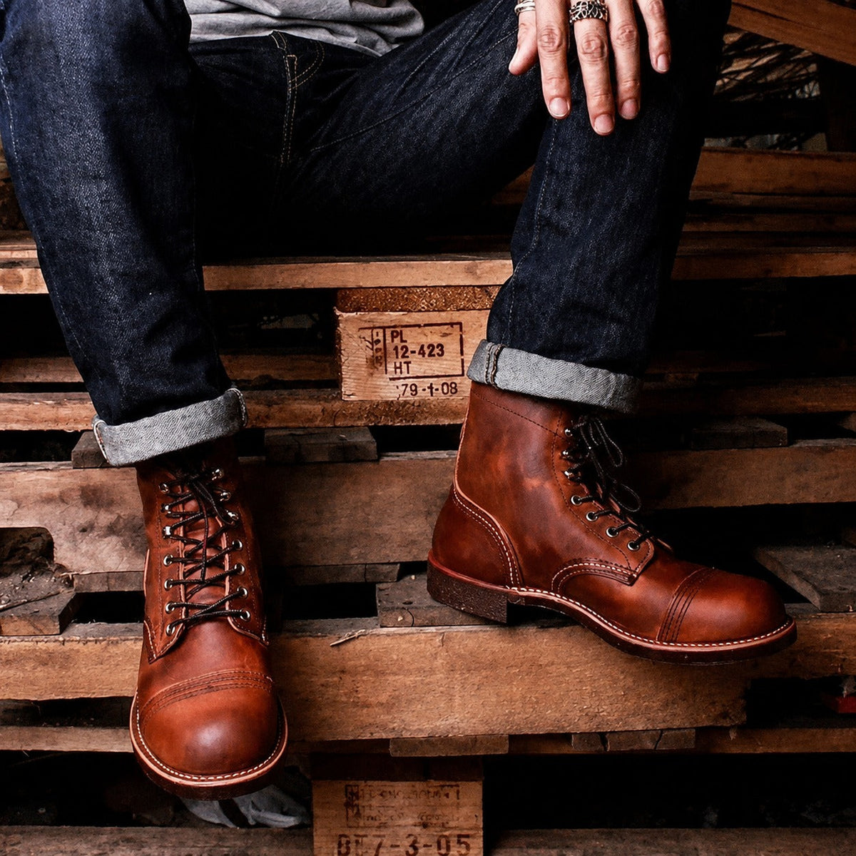 Aaron - Vintage-inspirierte klassische Herrenstiefel