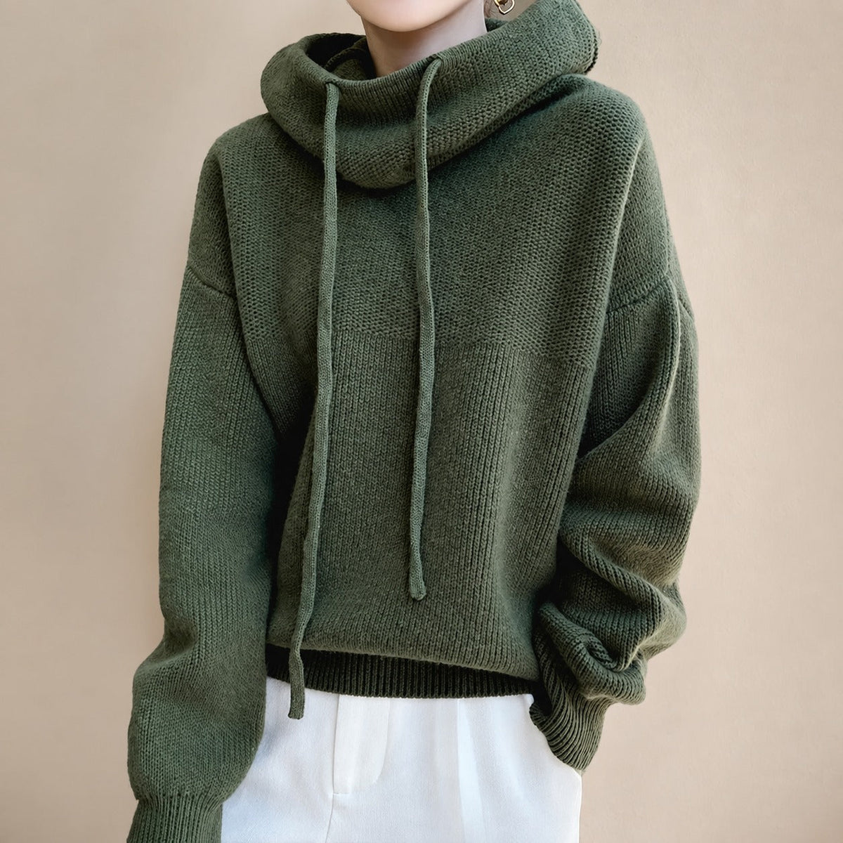 Eden - Eleganter, lockerer Rollkragenpullover
