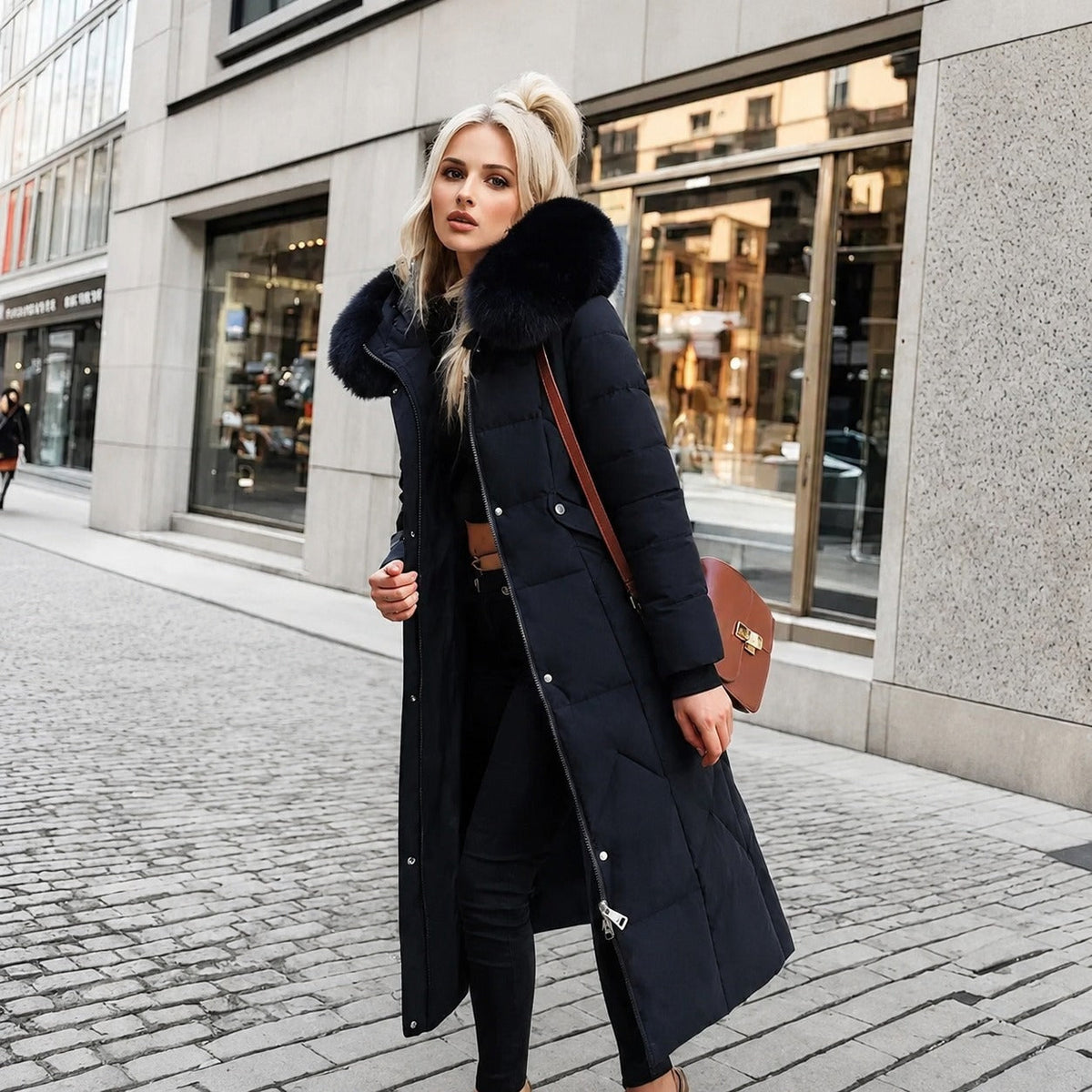 Fara - Damenmantel mit italienischem Stil