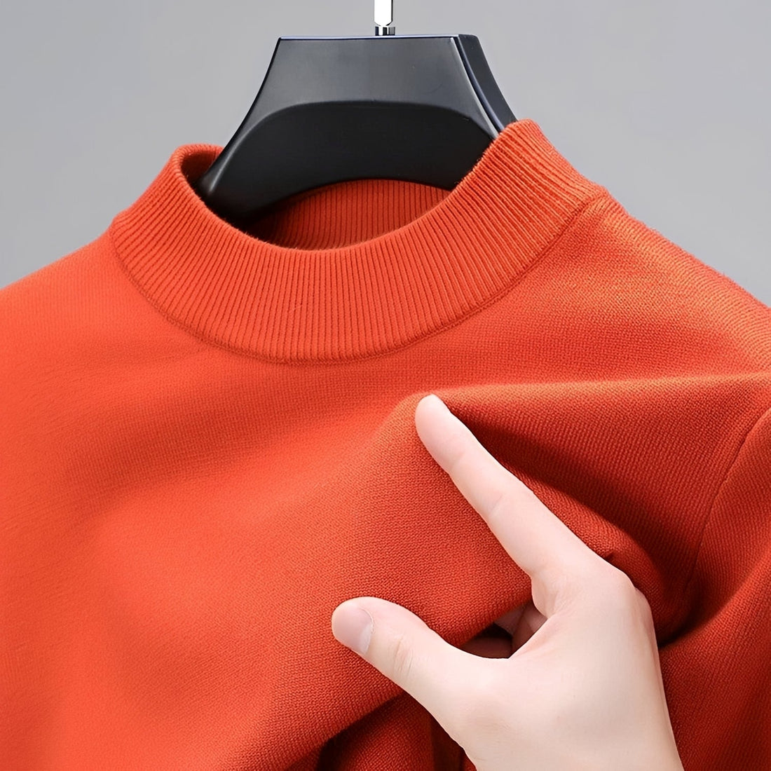 Giorgio - Bequemer Herrenpullover mit variabel einstellbarem Saum