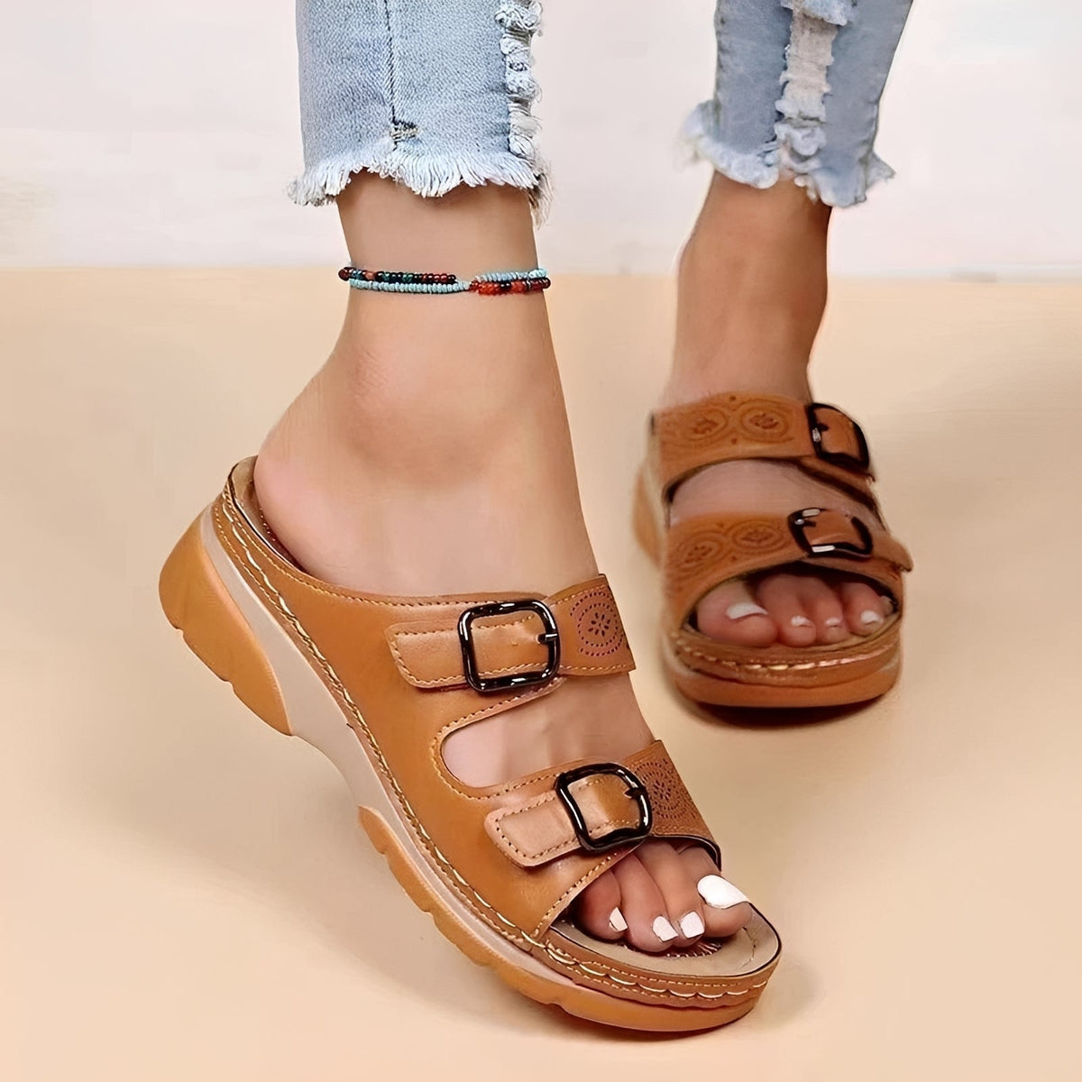 Comfyflex - Zwei-Riemen-Sandalen