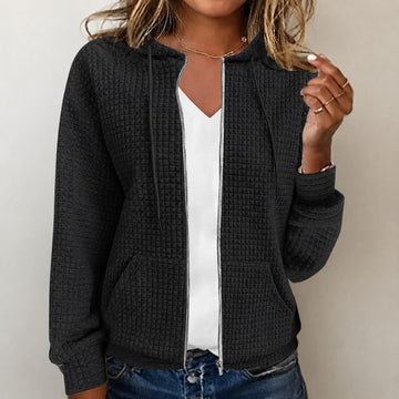 Kristel - Jacke mit wabenartigem Muster
