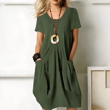 Maryam - Zeitgemäßes, gemütliches Kleid mit Taschen