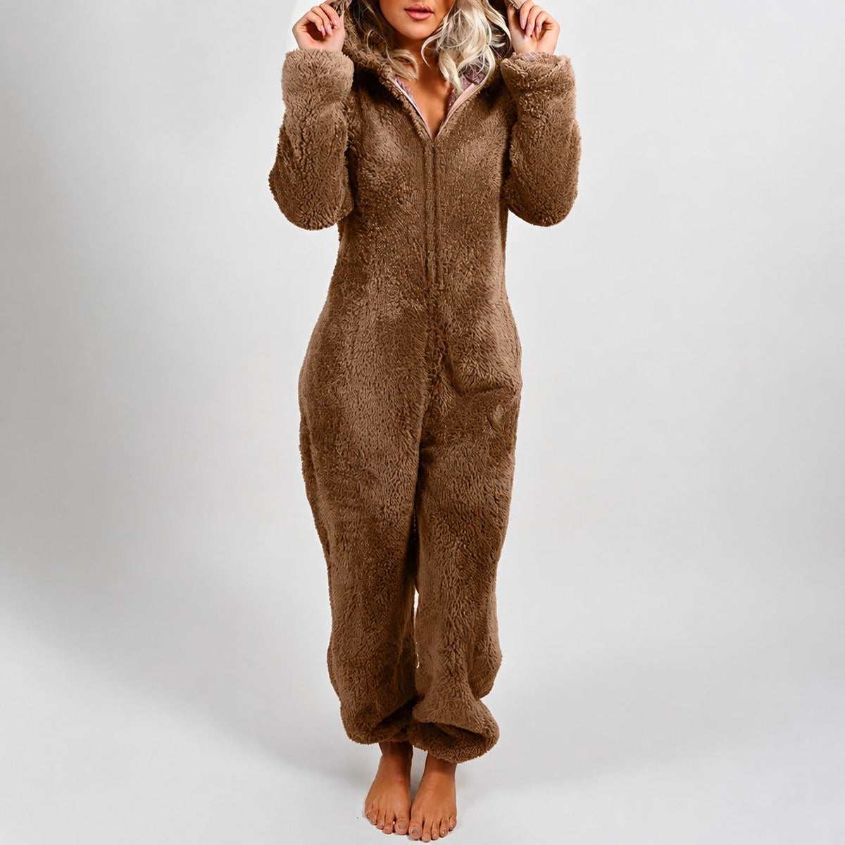 Jasmine - Komfortabler Damen-Kapuzenoverall