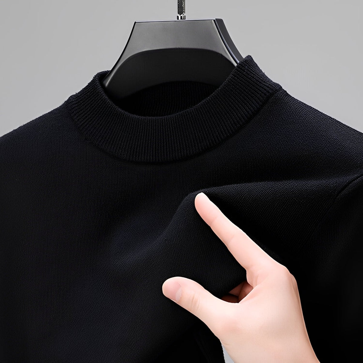 Giorgio - Bequemer Herrenpullover mit variabel einstellbarem Saum