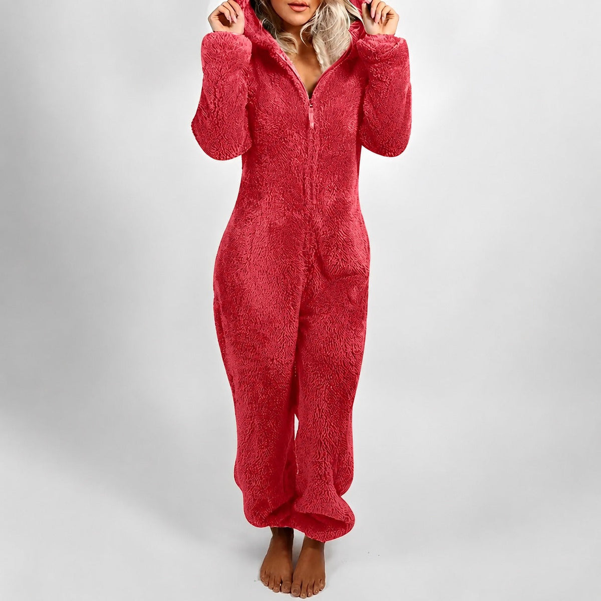 Jasmine - Komfortabler Damen-Kapuzenoverall