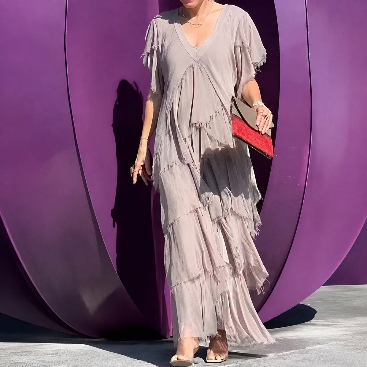 Riza - Elegantes Kleid mit Faltenakzenten