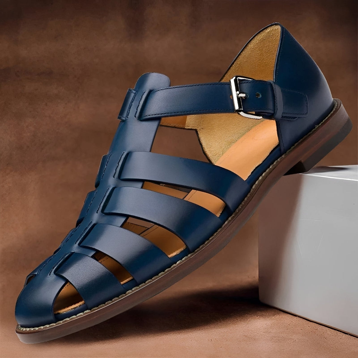 Sofronio - Zeitlose und bequeme Herrensandalen