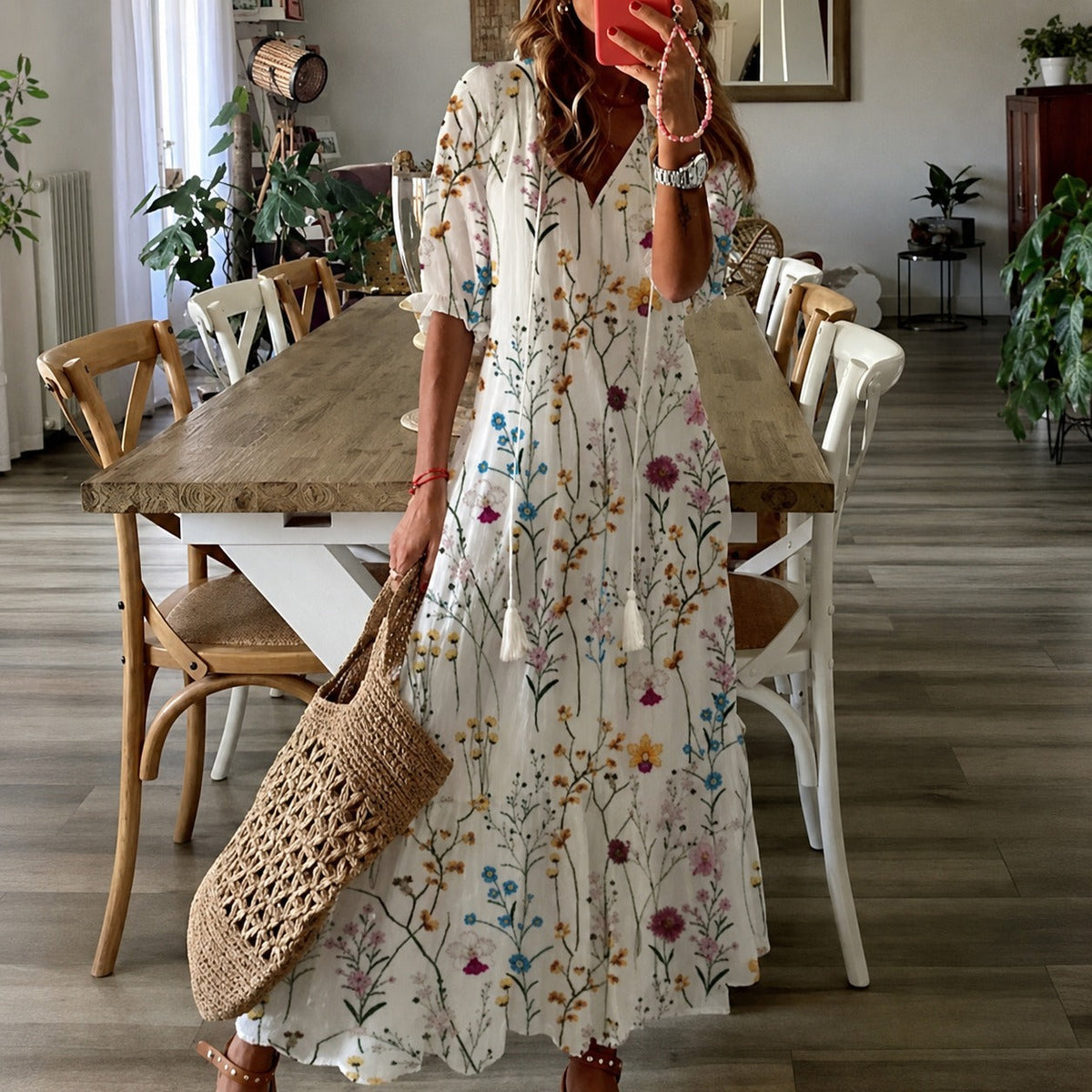 Claidel - Faszinierendes Kleid im Boho-Stil