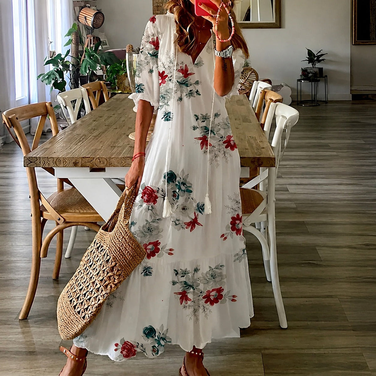 Claidel - Faszinierendes Kleid im Boho-Stil