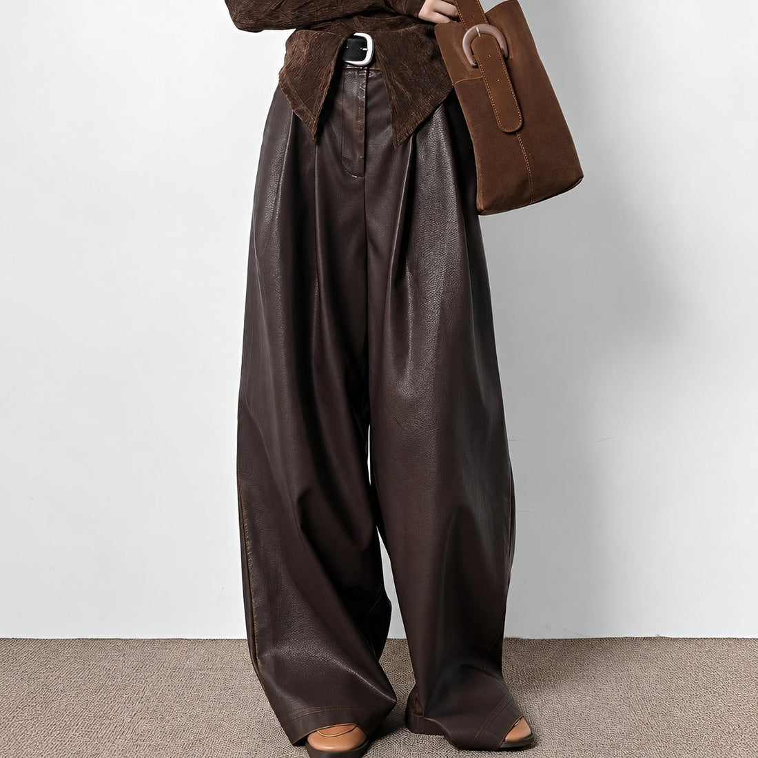 Lora - Damenhosen mit hoher Taille im klassischen Stil