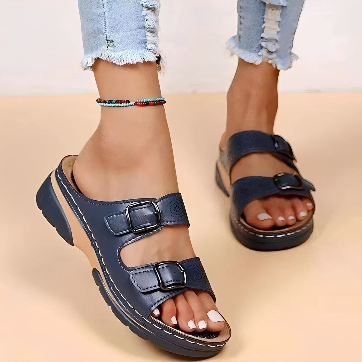 Comfyflex - Zwei-Riemen-Sandalen