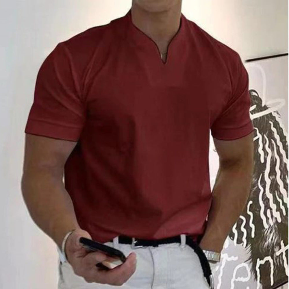 Herren Poloshirt – Modernes Polo mit Stehkragen für Freizeit & Alltag