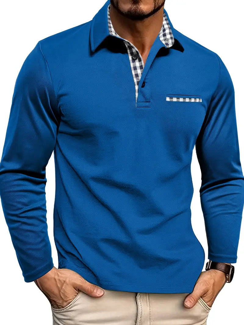 Wilfredo - Langarm Poloshirt