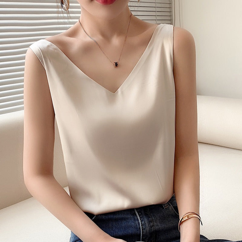 Gladys - Tanktop mit V-Ausschnitt