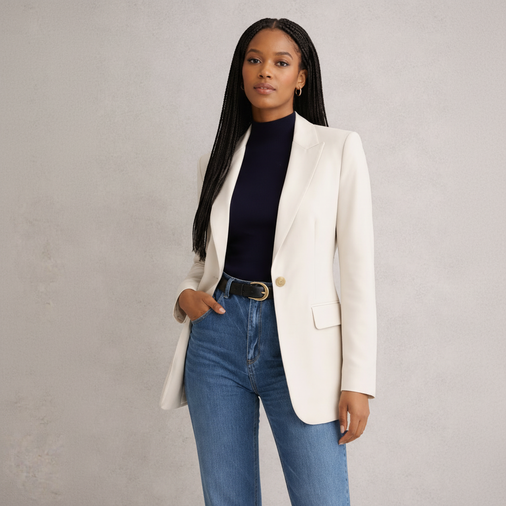 Klassischer Weißer Blazer