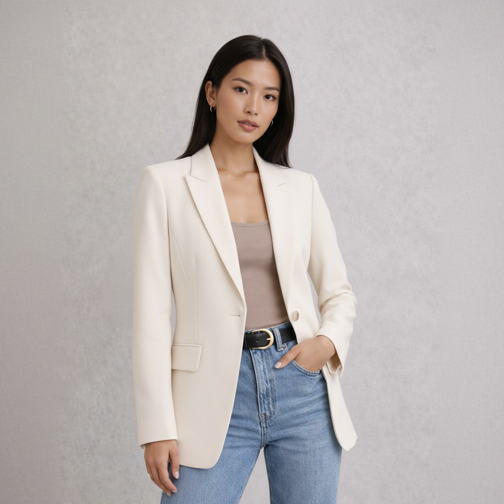 Klassischer Weißer Blazer