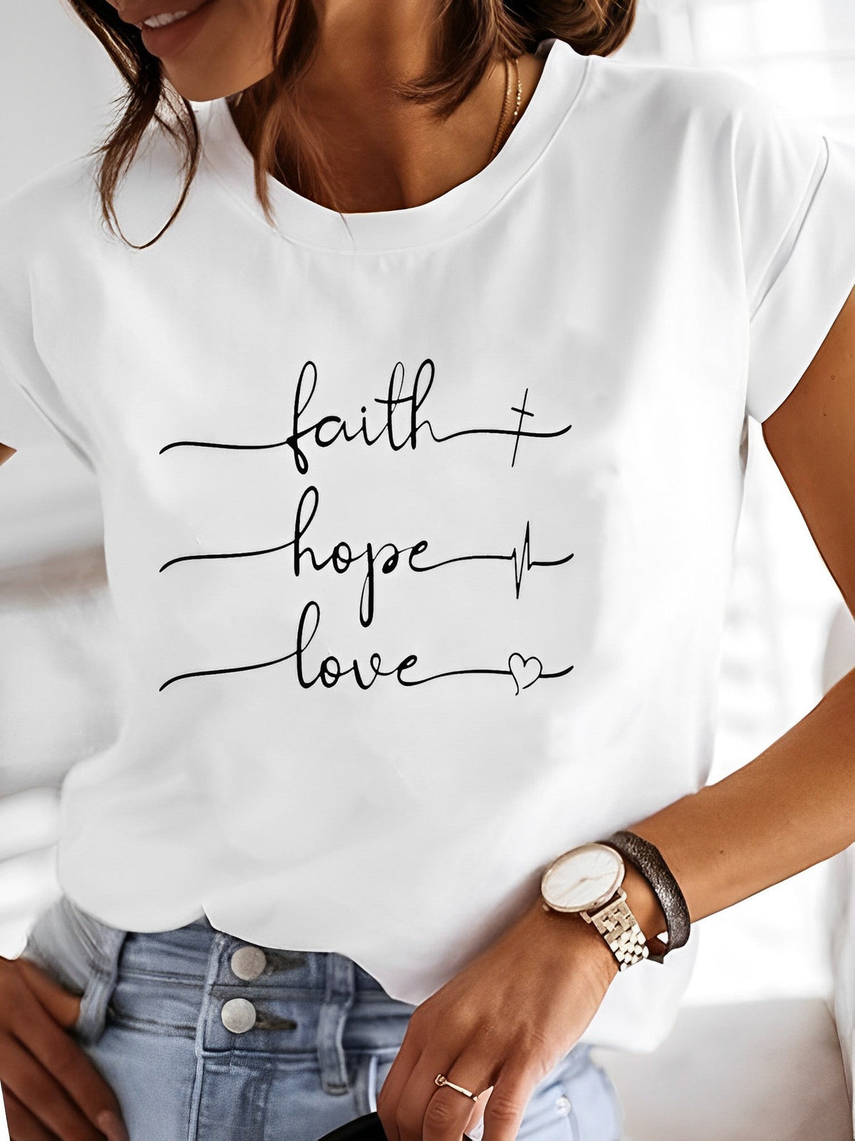 Adele- Modernes Damen T-Shirt