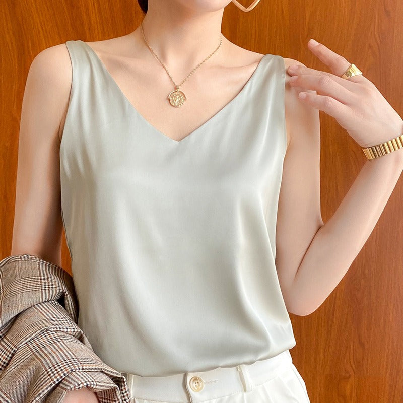 Gladys - Tanktop mit V-Ausschnitt