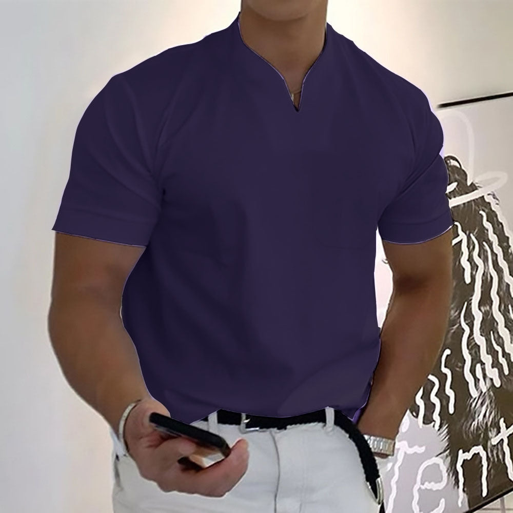 Herren Poloshirt – Modernes Polo mit Stehkragen für Freizeit & Alltag
