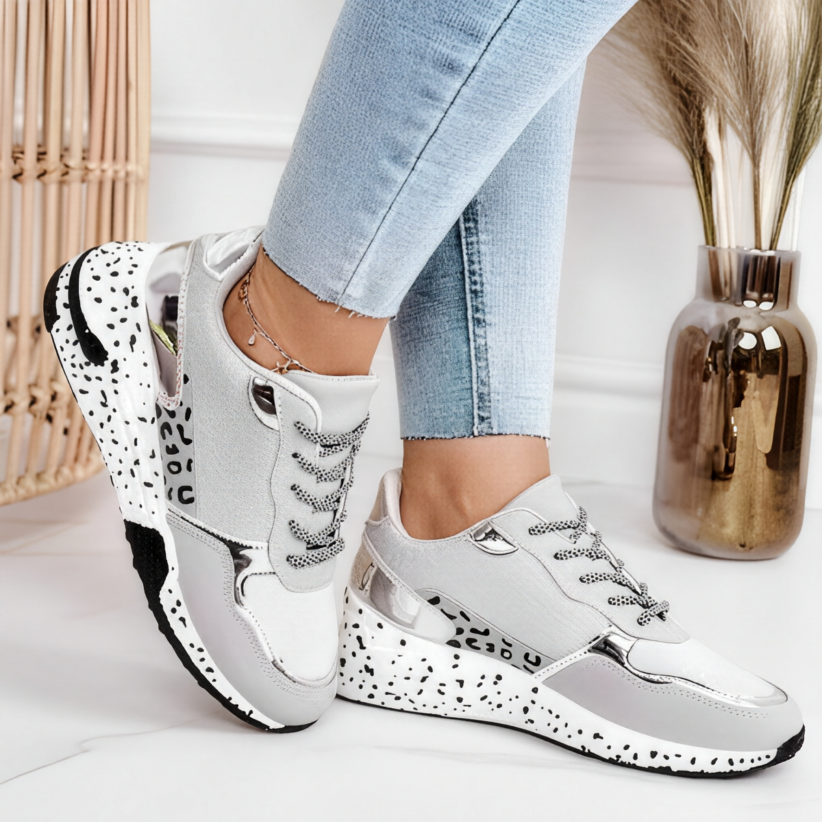 Delora - Damen Sneaker mit Plateau