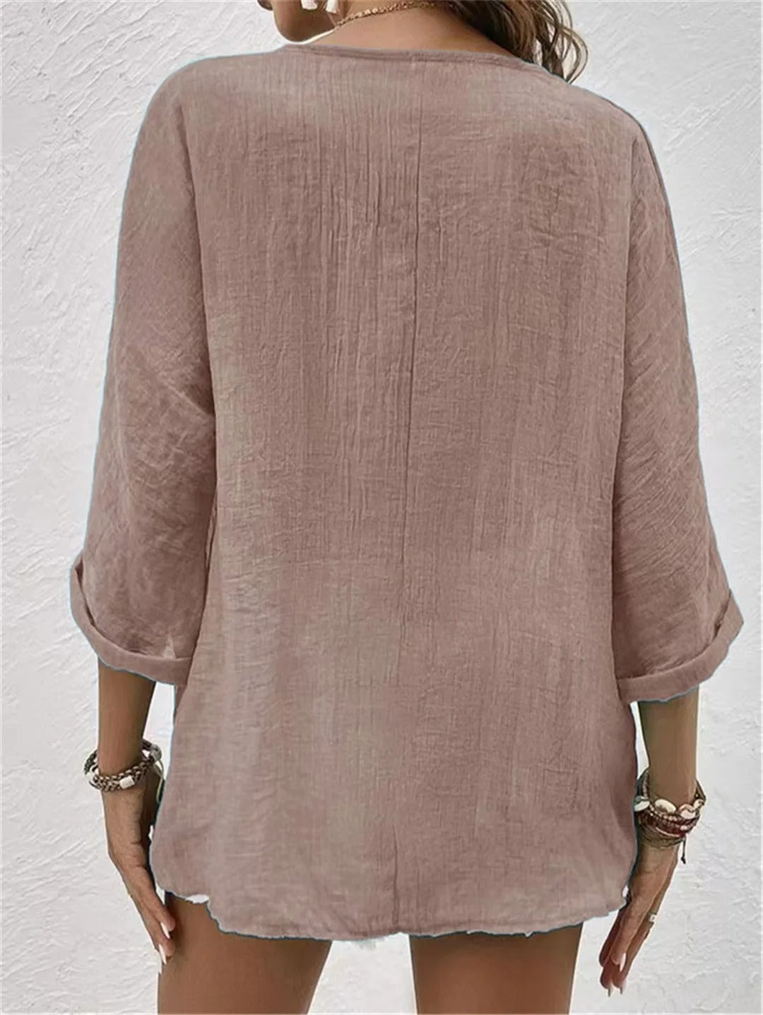 Fayo - Freizeitbluse mit Knopfleiste