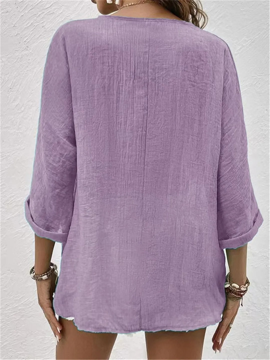 Fayo - Freizeitbluse mit Knopfleiste