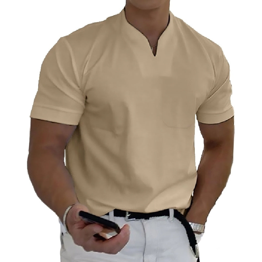 Herren Poloshirt – Modernes Polo mit Stehkragen für Freizeit & Alltag