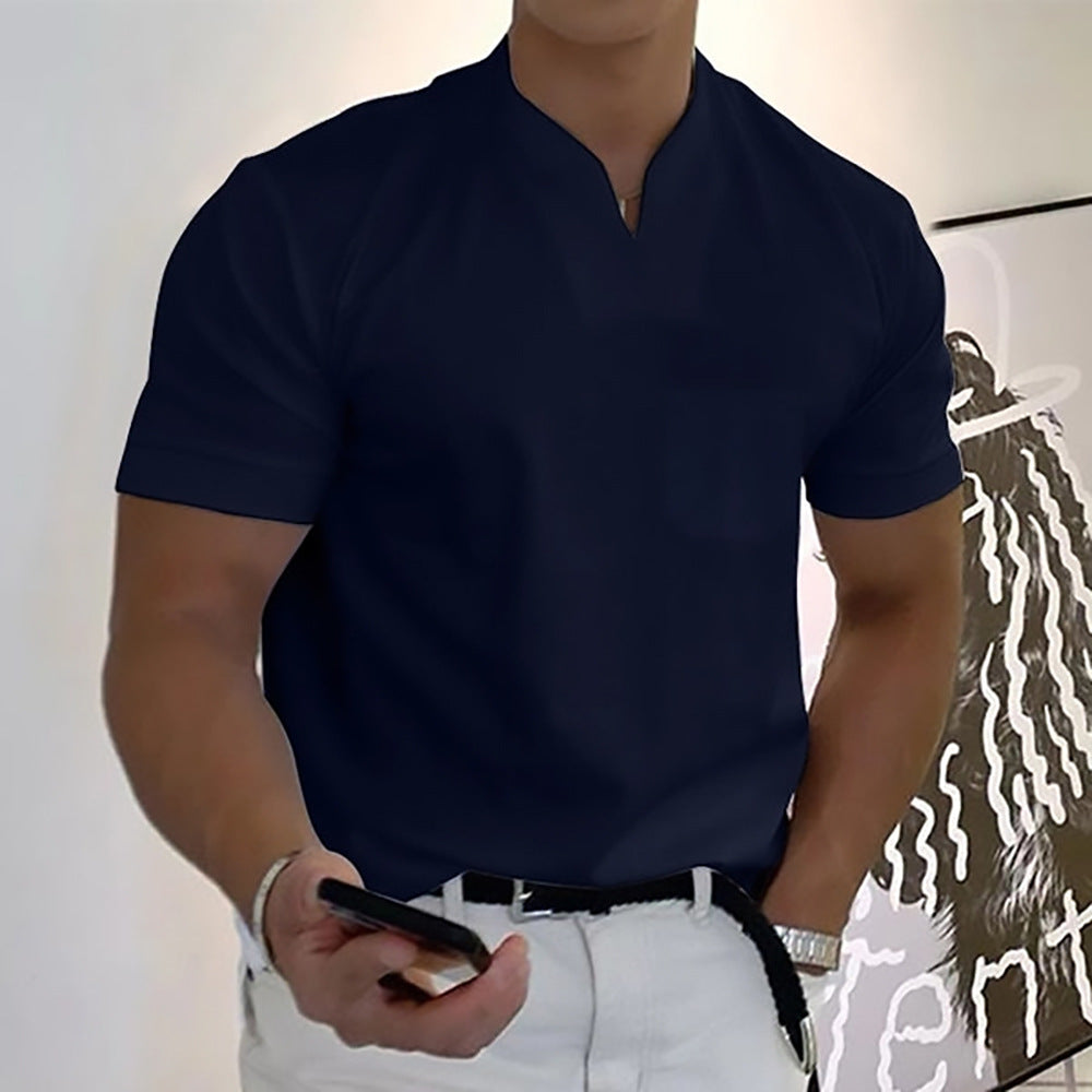 Herren Poloshirt – Modernes Polo mit Stehkragen für Freizeit & Alltag