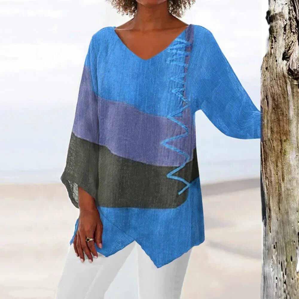 Eli - Bluse mit Farbblockdesign