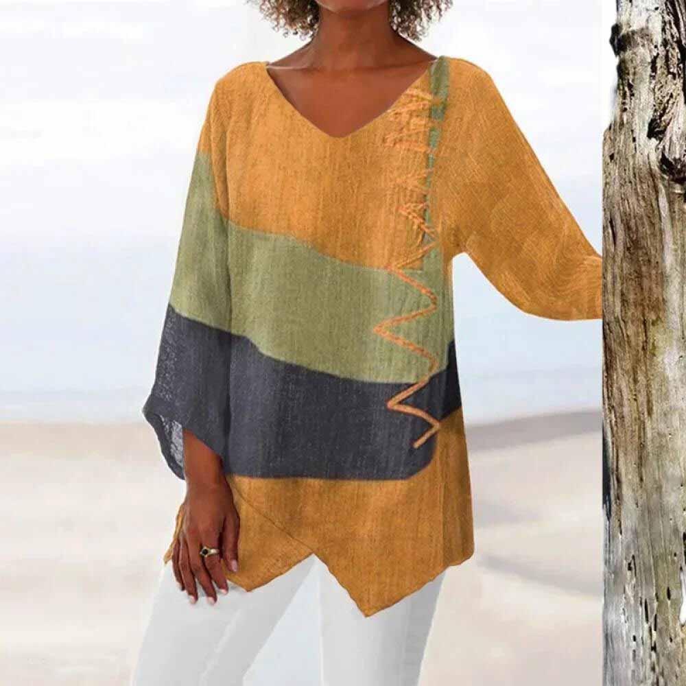 Eli - Bluse mit Farbblockdesign