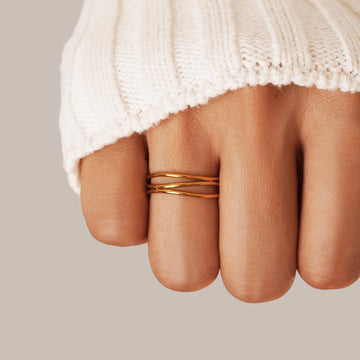 Chris – Goldring mit unendlicher Schleife
