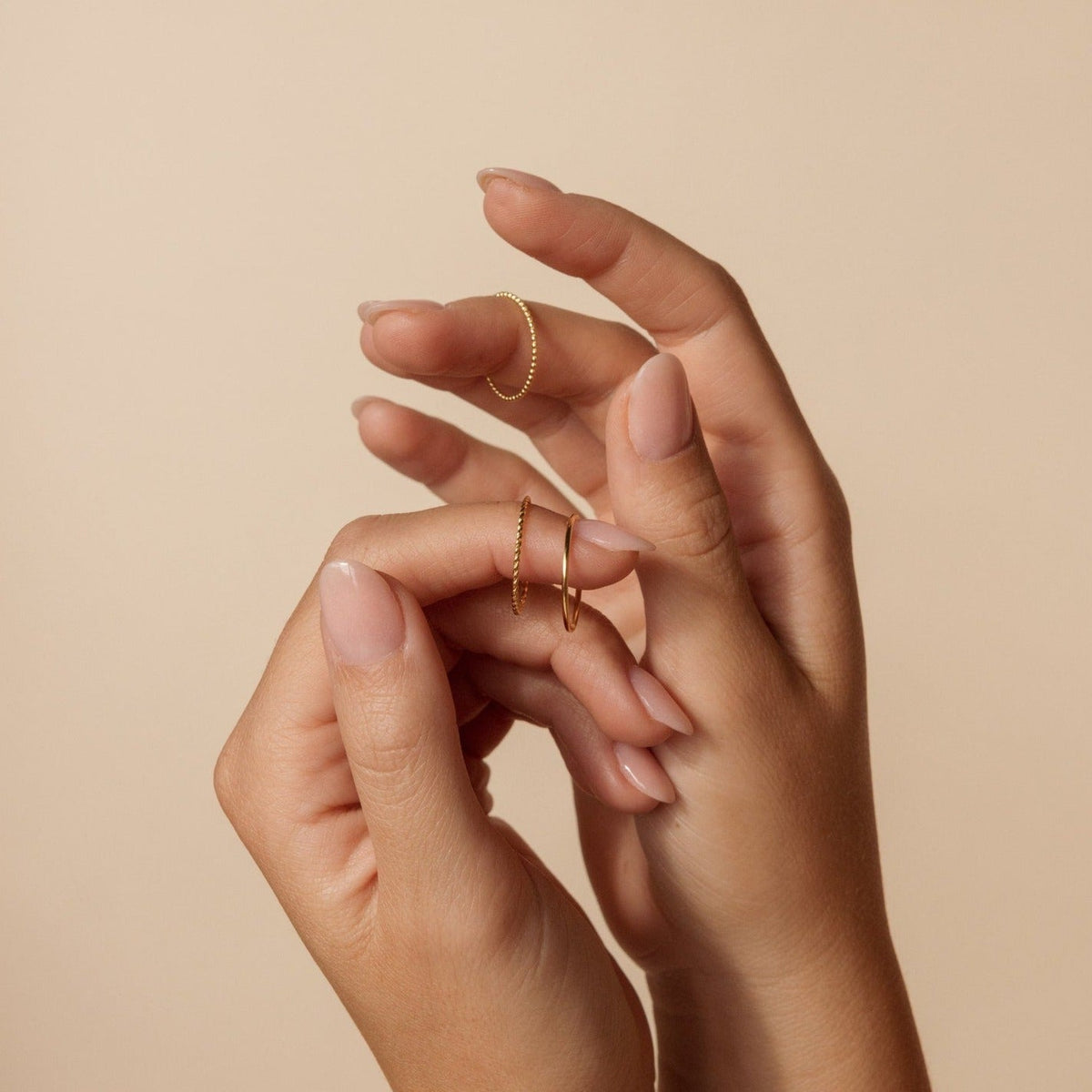 Dünne Ring-Set - Stapelringe