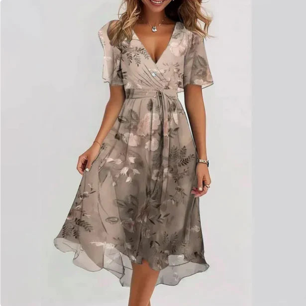 Circe - Midikleid mit Blumenprint